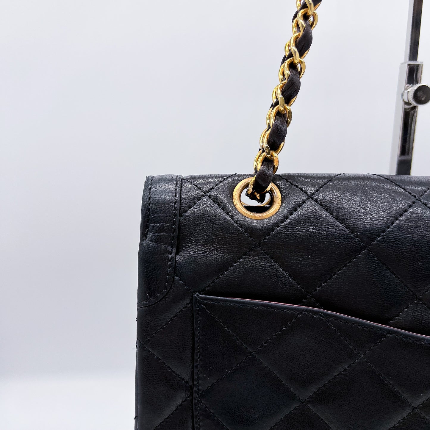 CHANEL シャネル マトラッセ27 パリ限定 WフラップWチェーンショルダー #39